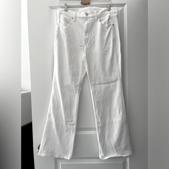 GAP Size 31 (12R) Vintage Flare High Rise Jeans - White - Picture 3 of 6